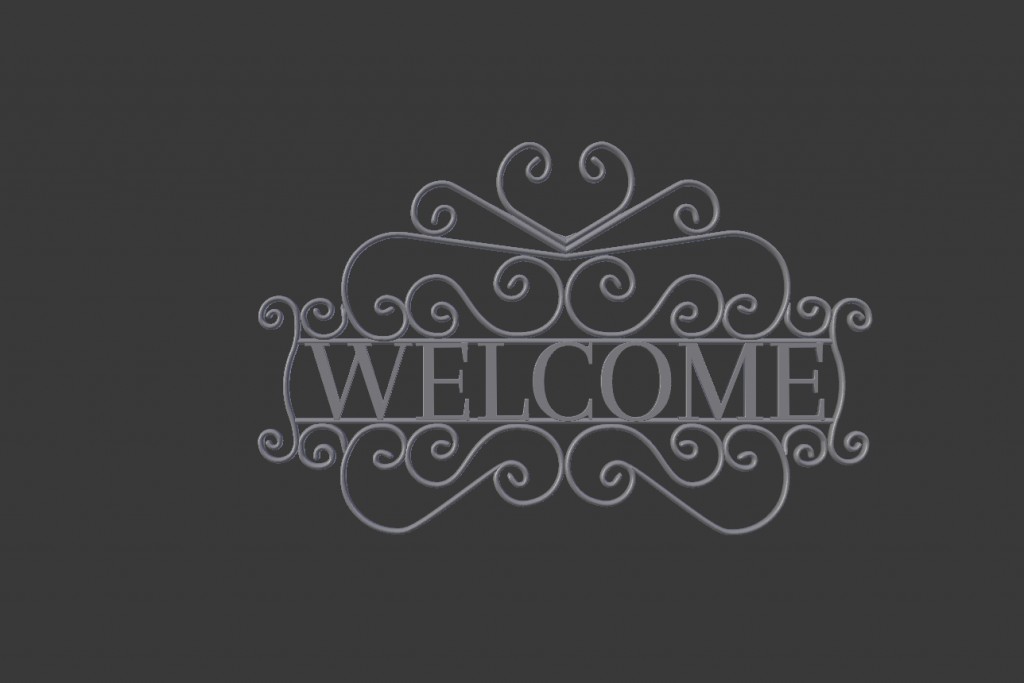 Iron Welcome Sign preview image 2